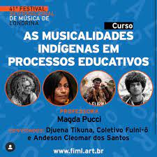 Cartaz com imagens dos professores do curso